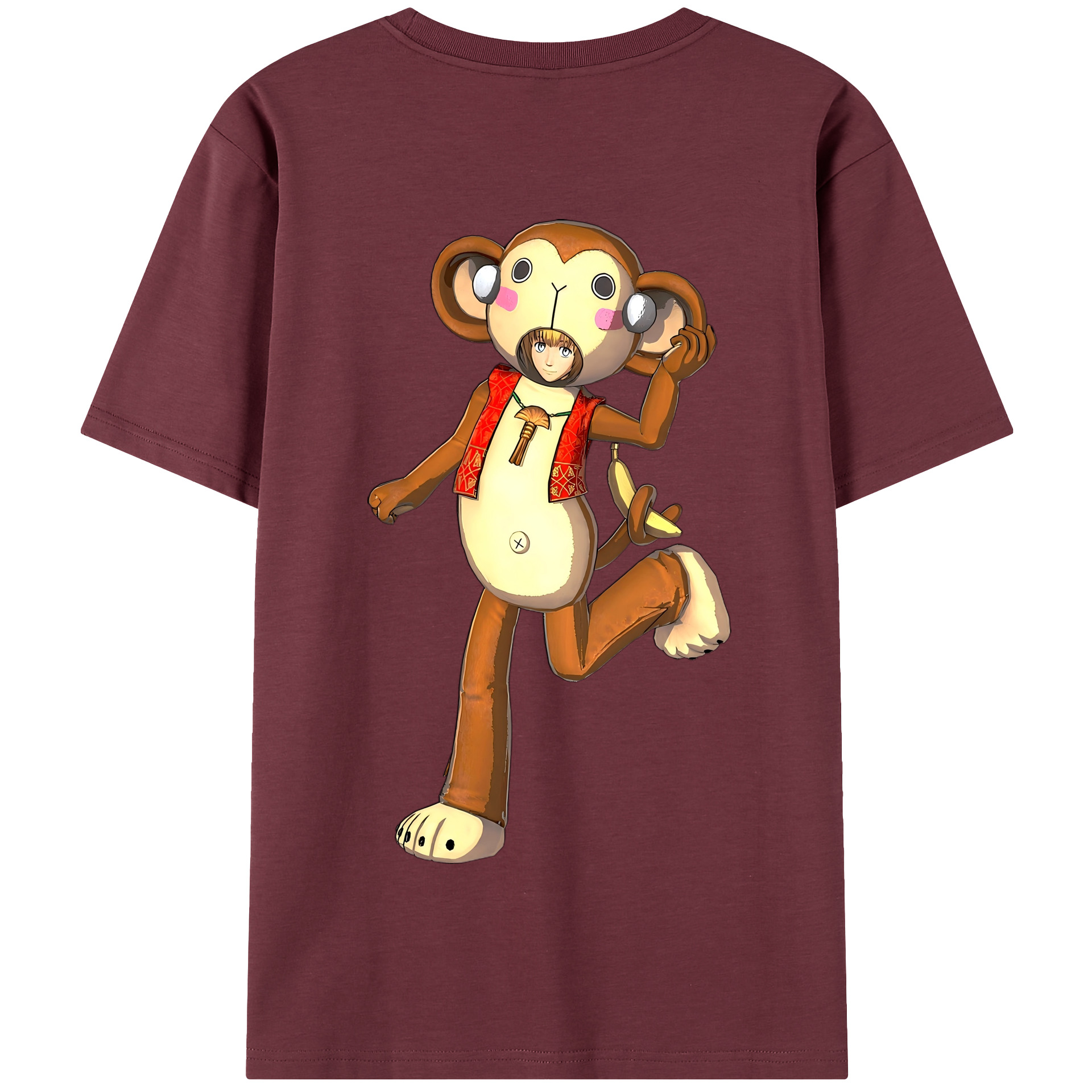 （画像用） 進撃の巨人 アルミン·アルレルト Attack on Titan Armin Arlert 綿100％半袖Tシャツ（背面プリント）